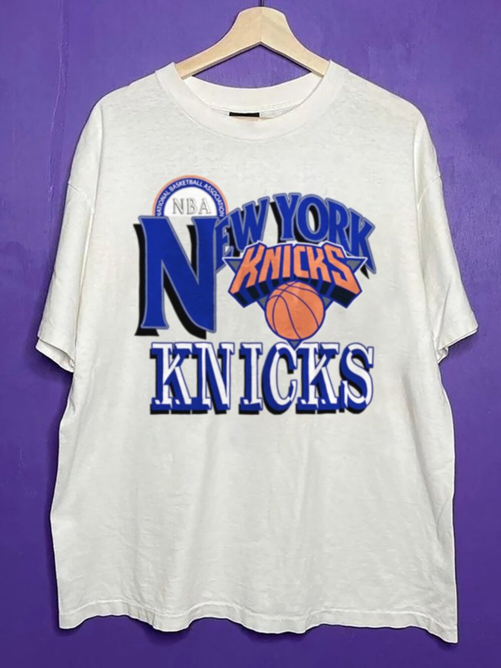 90s Vintage NBA New York Knicks Shirt, Retro New York Knicks Basketball Shirt
